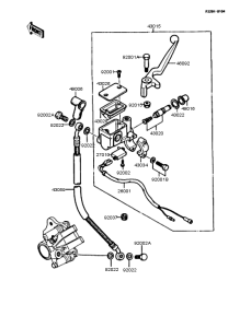 AR125S Главный тормозной цилиндр