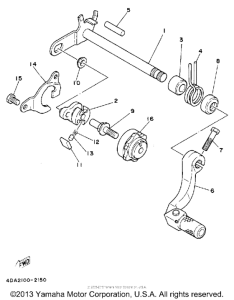  Вал переключения