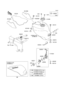 ZX600 Tank fuel
