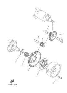 XG250 Муфта стартера