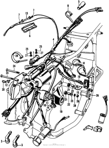 CL450 Wire harness + ignition coil