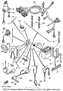 XT350NC (CA ED.) Электрика