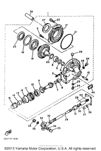 XV535T Ведущий вал