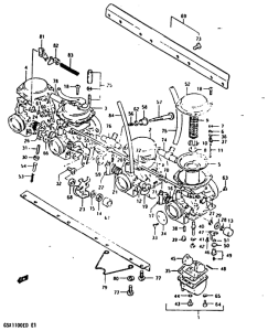 GSX1100 Carburetor assy