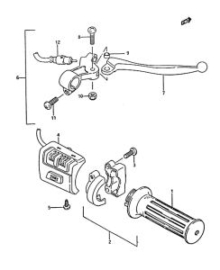 CP50 Right handle switch for p02, p04, p16, p18, p39, p...