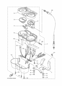 YBR125ED Приборы