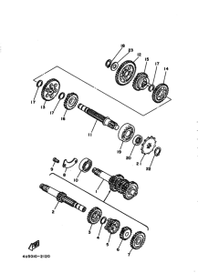 YSR80 Мост ведущий комплект