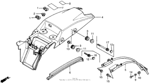  Задний бампер