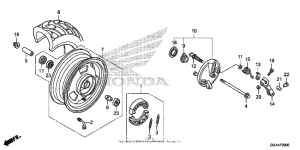 NPS50 Переднее колесо