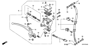 NHX110 Fr. brake master cylinder