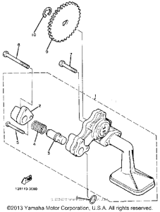 XS400RK Масляный насос