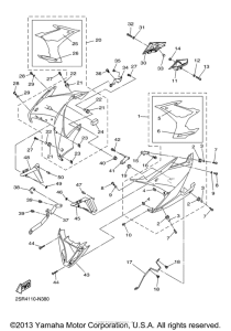 FZ6RER Обтекатели