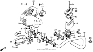 CX500 Воздушный фильтр