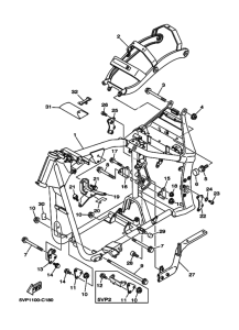 XV1700AT XV17ATS Frame comp