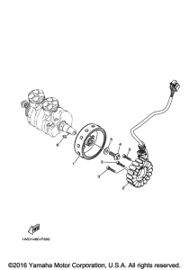 YZFR3GL Генератор