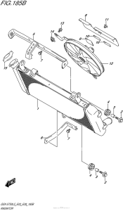 GSX-S750 Radiator (Gsx-S750Al5 E28)
