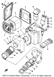 XT500D Впускная система
