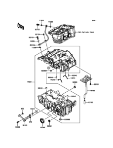 ER250 クランクケース