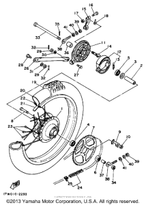 DT50LC Переднее колесо