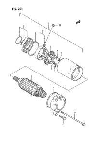 VS1400 Стартерный мотор