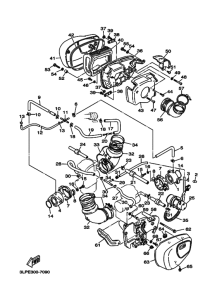 XV1100 XV1100K Впускная система