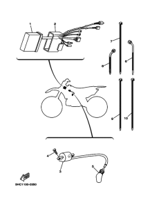 YZ250 YZ250M Equipo electrico