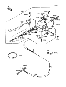 VN1500 Цилиндр сцепления