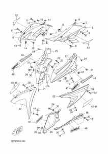 YZF-R125 Обтекатель 1