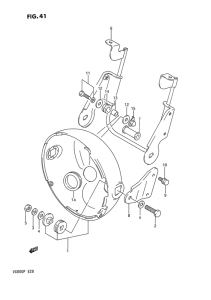 VX800 Фара головного света