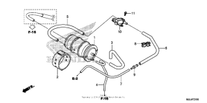 NC700X (DCT) Канистра осушителя