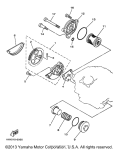 XT225KC Масляный насос