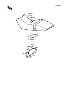 EX250 Сиденье