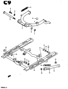 CS80 Stand - footrest