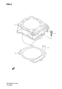 RM-Z450 Цилиндр
