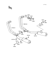 ZX500 Глушитель