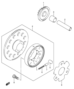 RV125 Муфта стартера