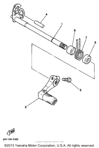  Вал переключения