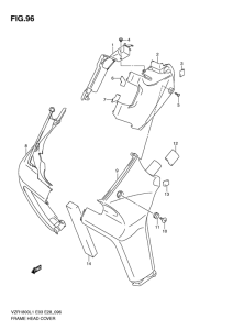 VZR1800 Frame head cover