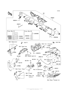 ZX1000 Chassis Electrical Equipment (Jbf)