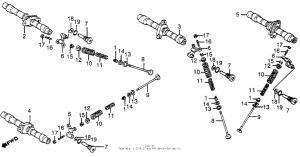 VF1000F Распределительный вал и клапана
