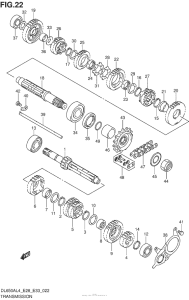 DL650 (ABS) Трансмиссия