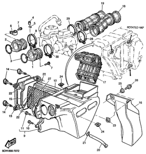TT600R Впускная система