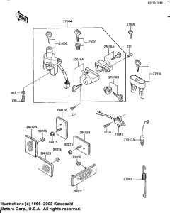 KZ1100 Замок зажикания