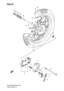 DR-Z125 Transom + tube