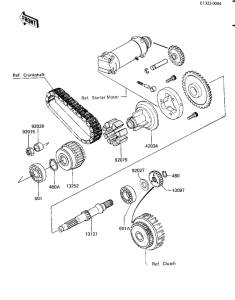 KZ1100 Промежуточный вал