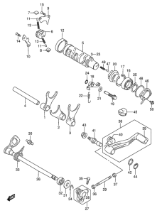GSX600 Переключение передач