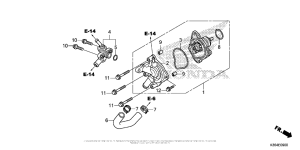 PCX150 Водяной насос