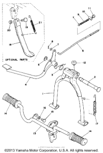 LB80IIHC Stand - footrest