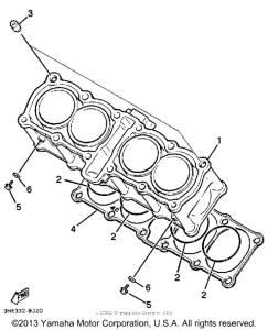 FZR600RD Цилиндры
