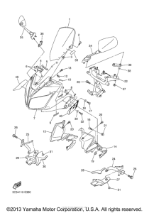 FZS10V Обтекатели